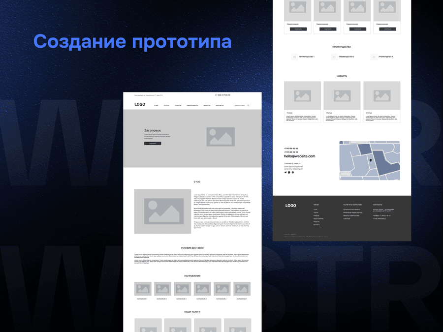Создание прототипа для проекта «Евроток»
